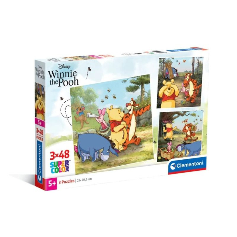 CLE puzzle 3x48 SuperKolor Winnie The Pooh 25063