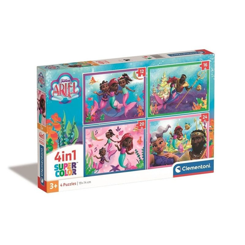 CLE puzzle 4w1 Disney Arielka 21533
