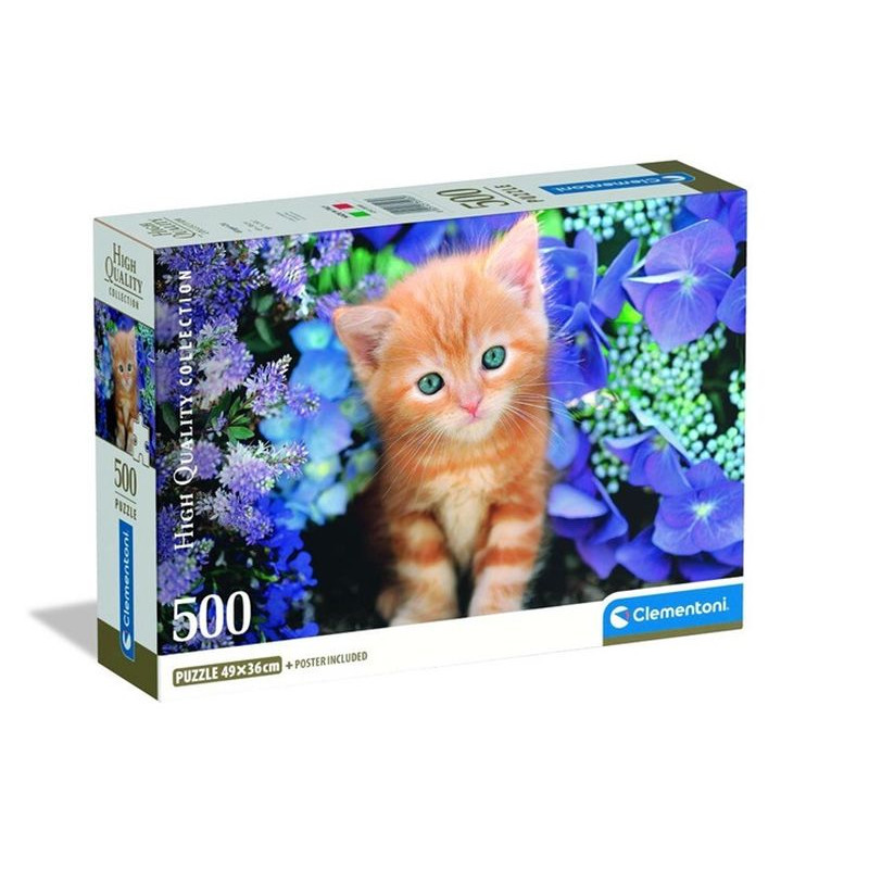 CLE puzzle 500 Compact Gattino rosso 35585
