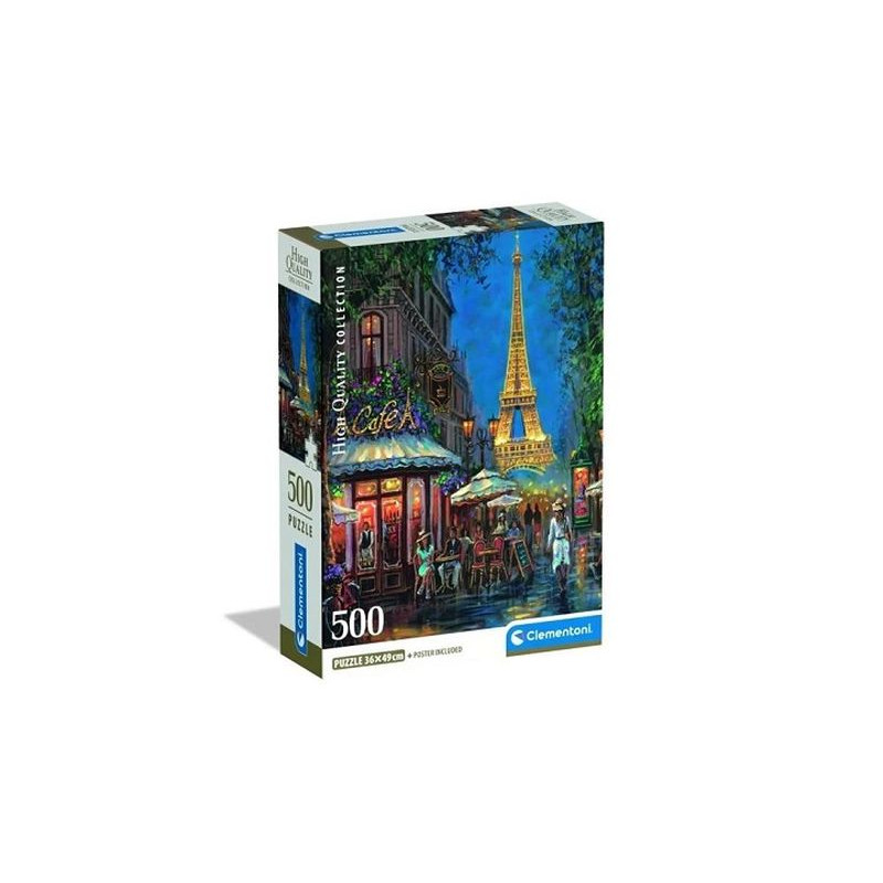 CLE puzzle 500 Compact Night at the EiffCafe 35577