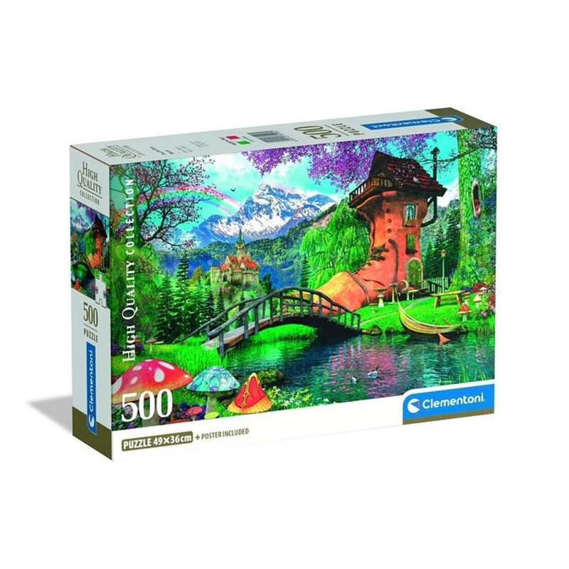CLE puzzle 500 Compact The Old Shoe House 35596