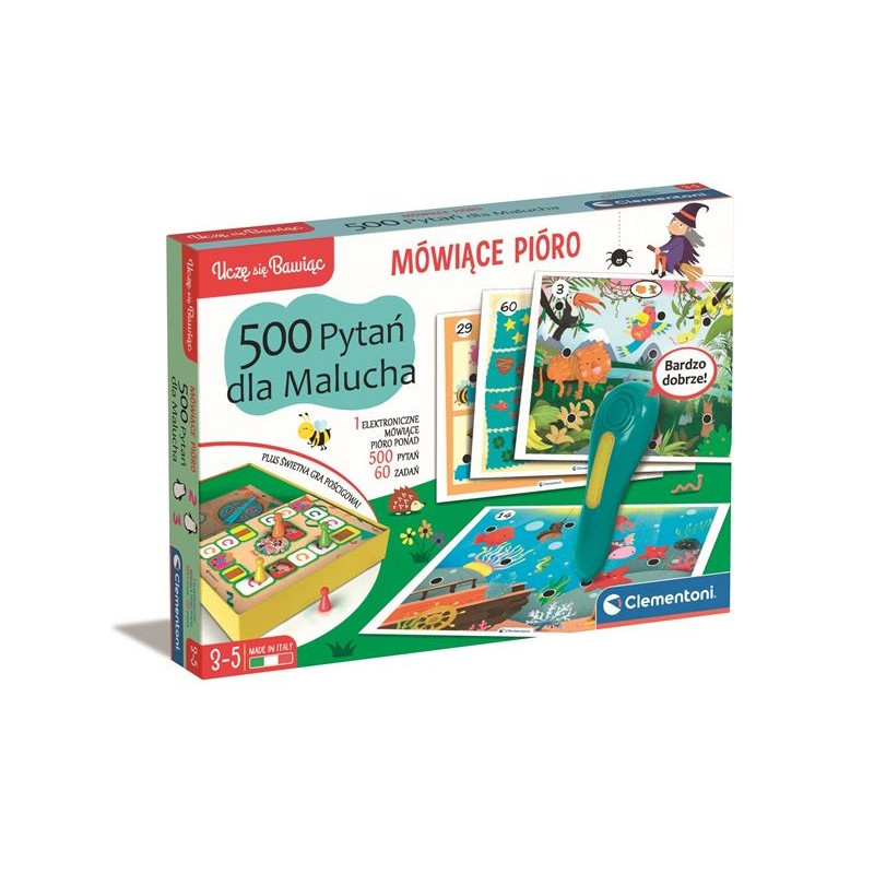 CLE Uczę się bawiąc! Mów.pióro500pytań d/mal.50944