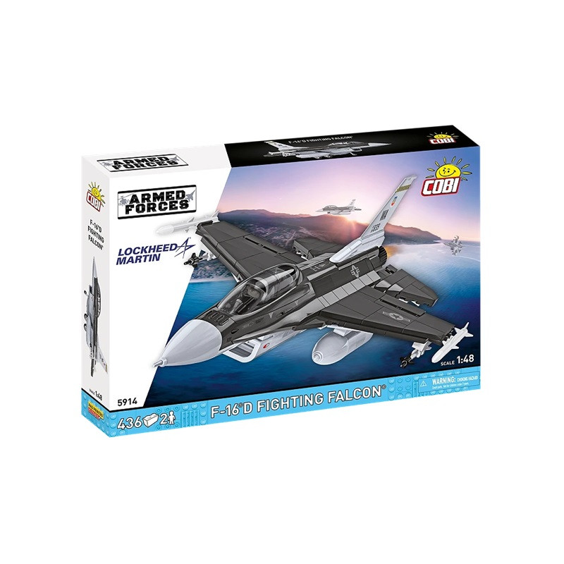 COBI ARMED FORCES F-16D Fighting Falcon 436kl 5914
