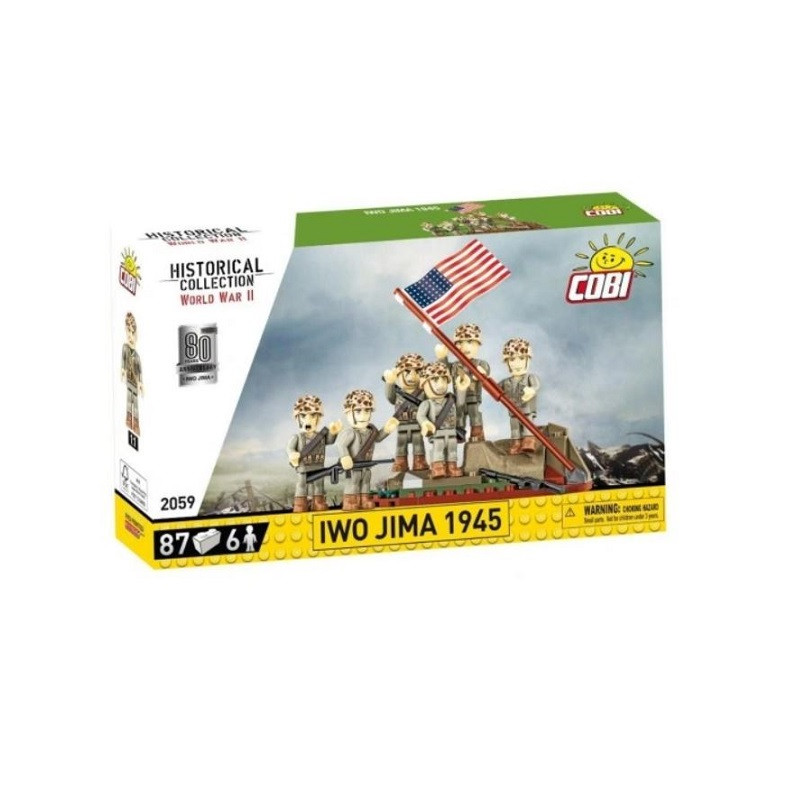 COBI HC WWII Raising TheFlagOn IWO JIMA 88kl 2059