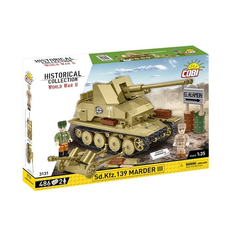 COBI HC WWII SD.KFZ.139 Marder III 486kl 3131