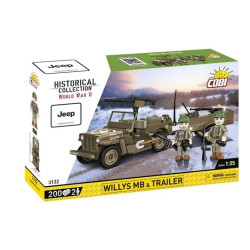 COBI HC WWII Willys MB_Trailer 200kl 3132