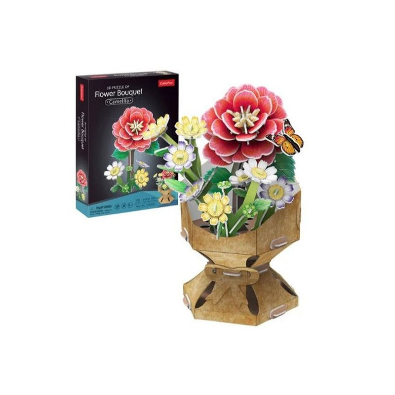 Cubic Fun bukiet kwiatów kamelie W3302H 33020