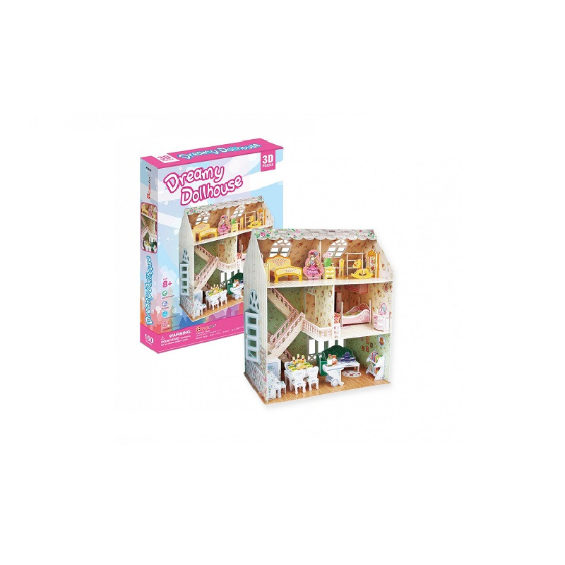 Cubic Fun puzzle 3D Drew.domek d/lalek 160el 06451