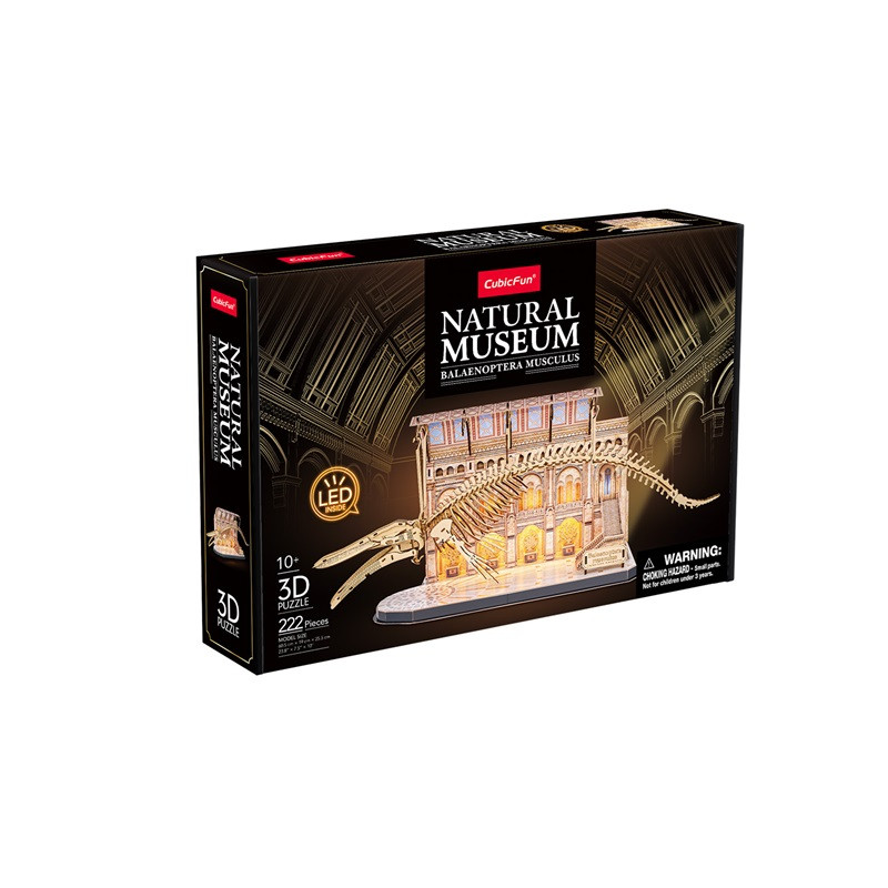 Cubic Fun puzzle 3D Led NatMus.PłetwalBłękit.05454