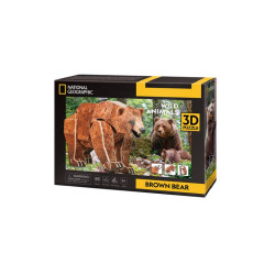 Cubic Fun puzzle 3D NatGeogr Niedźwiedź brun.10960
