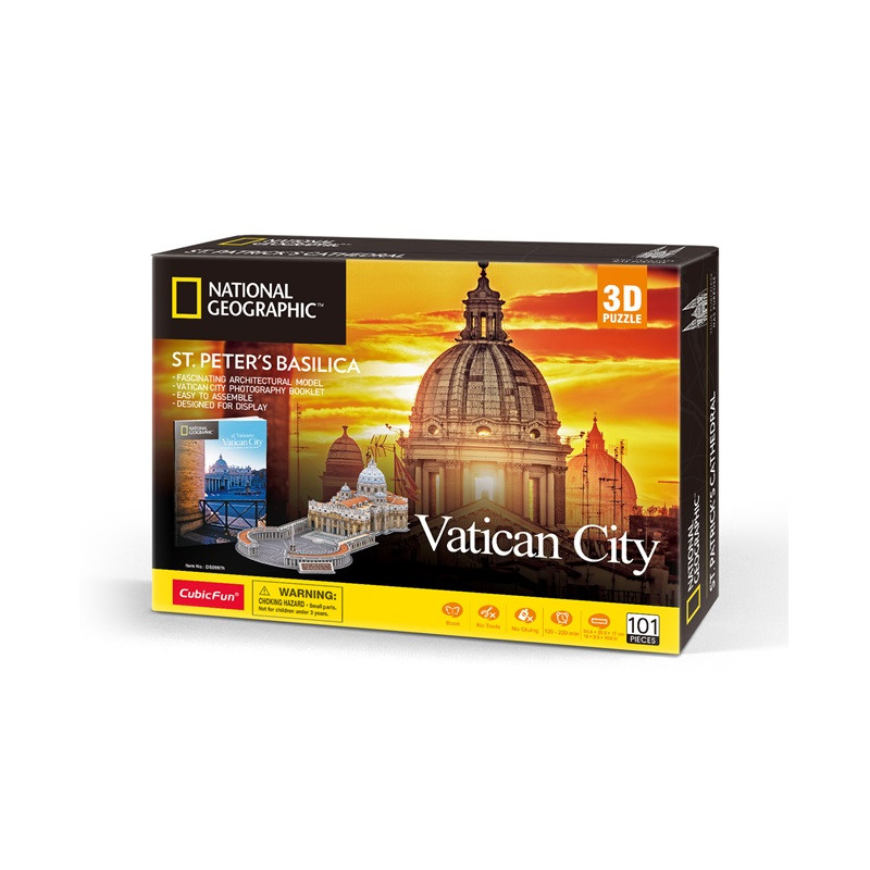 Cubic Fun puzzle 3D NatGeogr.Bazyl.św.Piotra 09971