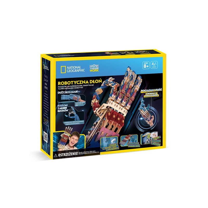 Cubic Fun puzzle 3D NationGeogr RobotyczRęka 11332