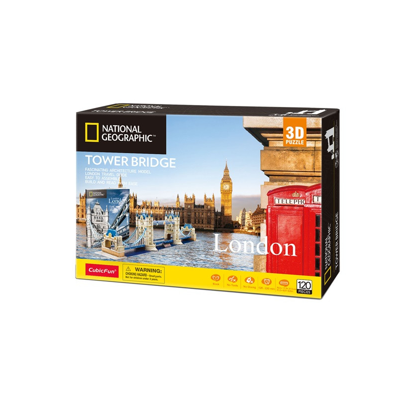 Cubic Fun puzzle 3D NationGeogr.TowerBridge 09780