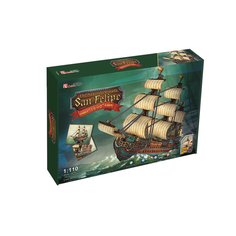 Cubic Fun puzzle 3D Żaglowiec TheSpan..24017 40172