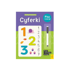 Cyferki.Pisz i ścieraj 73275