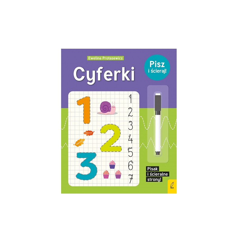 Cyferki.Pisz i ścieraj 73275