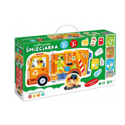 CzuCzu moto puzzle Śmieciarka 94010