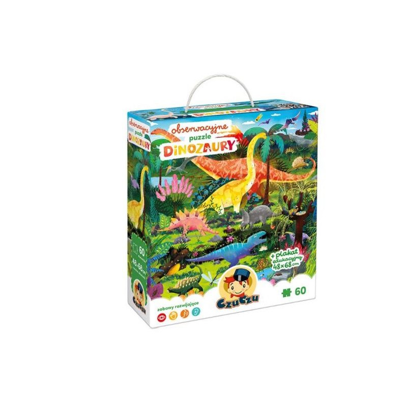 CzuCzu obserwacyjne puzzle Dinozaury 93174