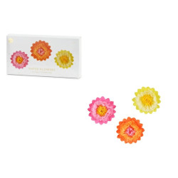 Dekoracja bibułowa kwiaty 35cm mix A3 DB2 14978