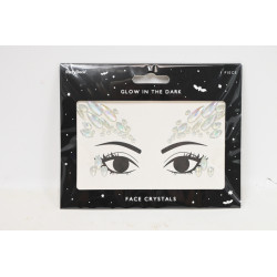 Dekoracja na twarz Kryształki świecą w ciemn. 4617