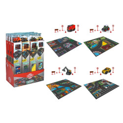 Dickie City dywan z pojazdem 4rodz 374-6018