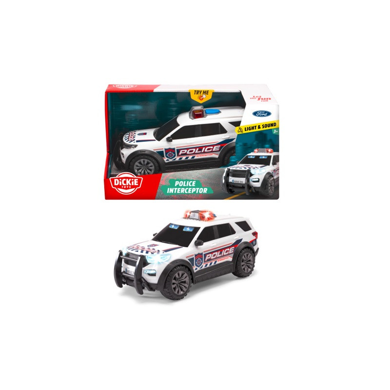 Dickie SOS pojazd policyjny Ford Intercep.371-4025