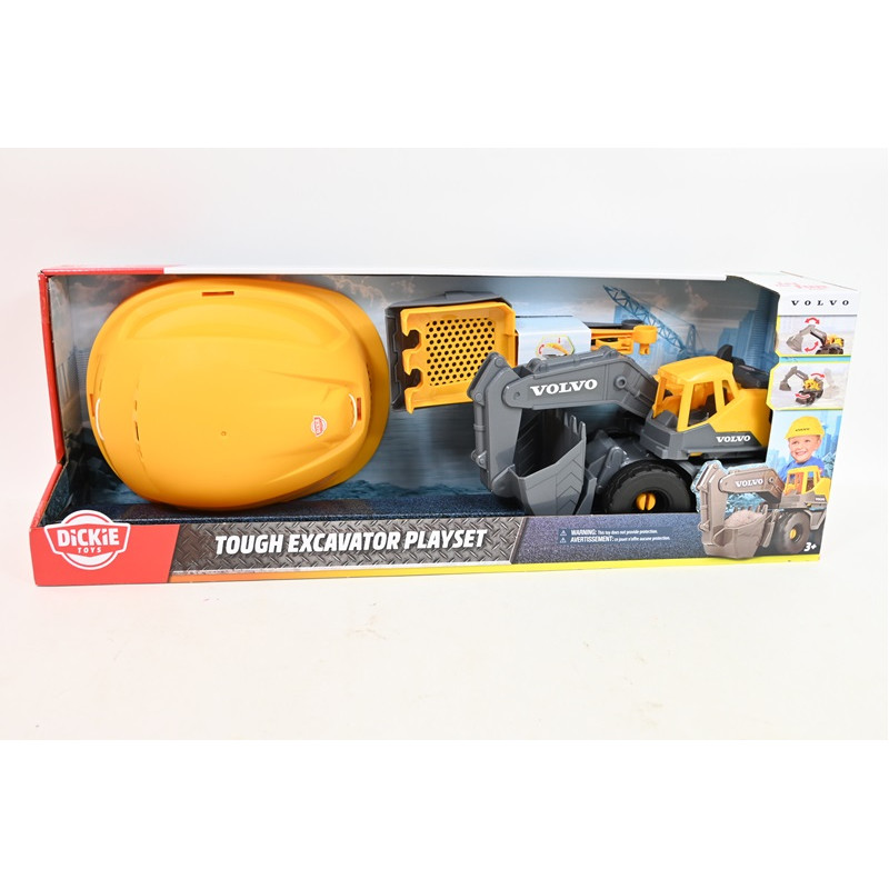 Dickie Volvo koparka z kaskiem zestaw 372-9016