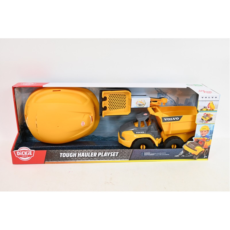 Dickie Volvo wywrotka z kaskiem zestaw 372-9014