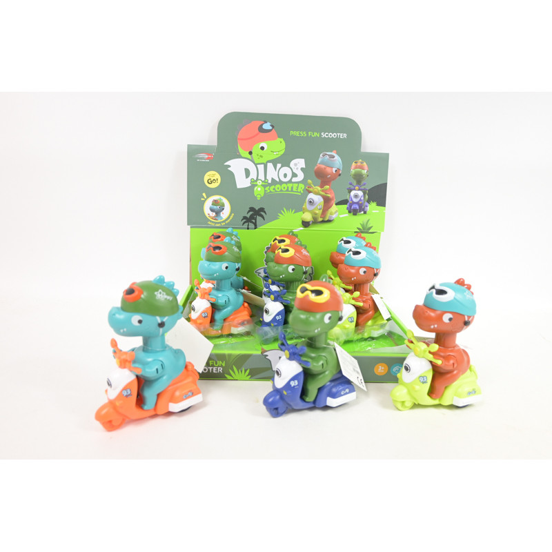 Dinozaur na skuterze naciśnij i jedź H13909 51087
