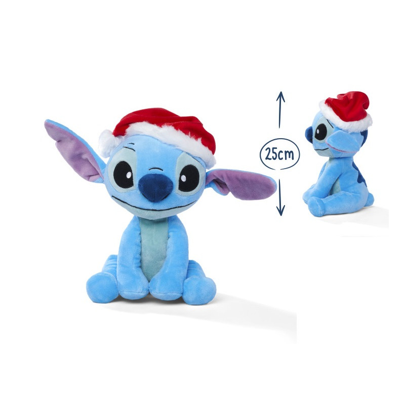 DISNEY Stitch Mikołaj 25cm 587-0035