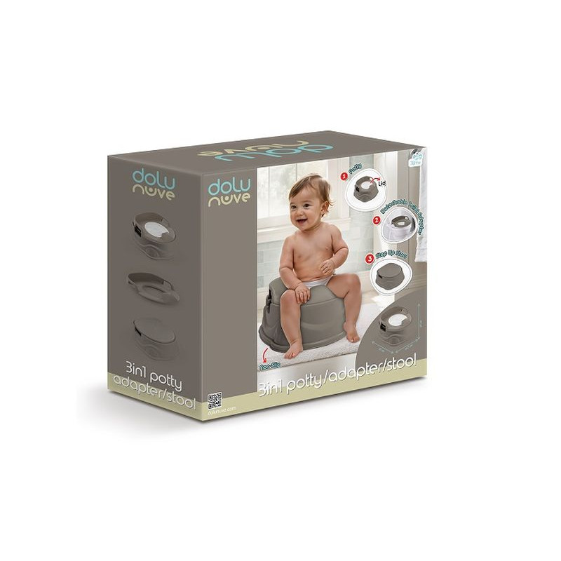 DOLU nocnik 3w1 szary 7184 71842