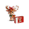 Drewn.puzzle Karmelowy reniferek Christmas 50950