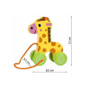 Drewniana żyrafa d/ciągn.SmilyPlay SPW84983 49832
