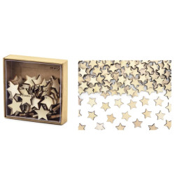 Drewniane konfetti Gwiazdki 2x2 A50 12292