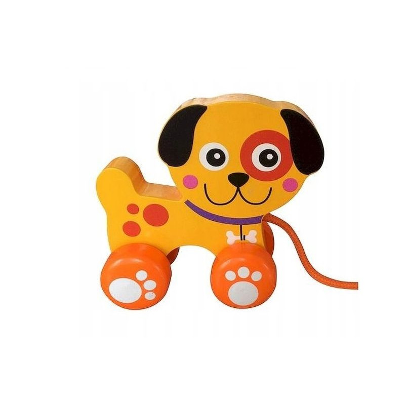 Drewniany piesek d/ciągn.SmilyPlay SPW84981 49818