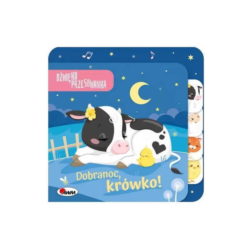 Dźwiękoprzesuwanka Dobranoc Krówko 13983