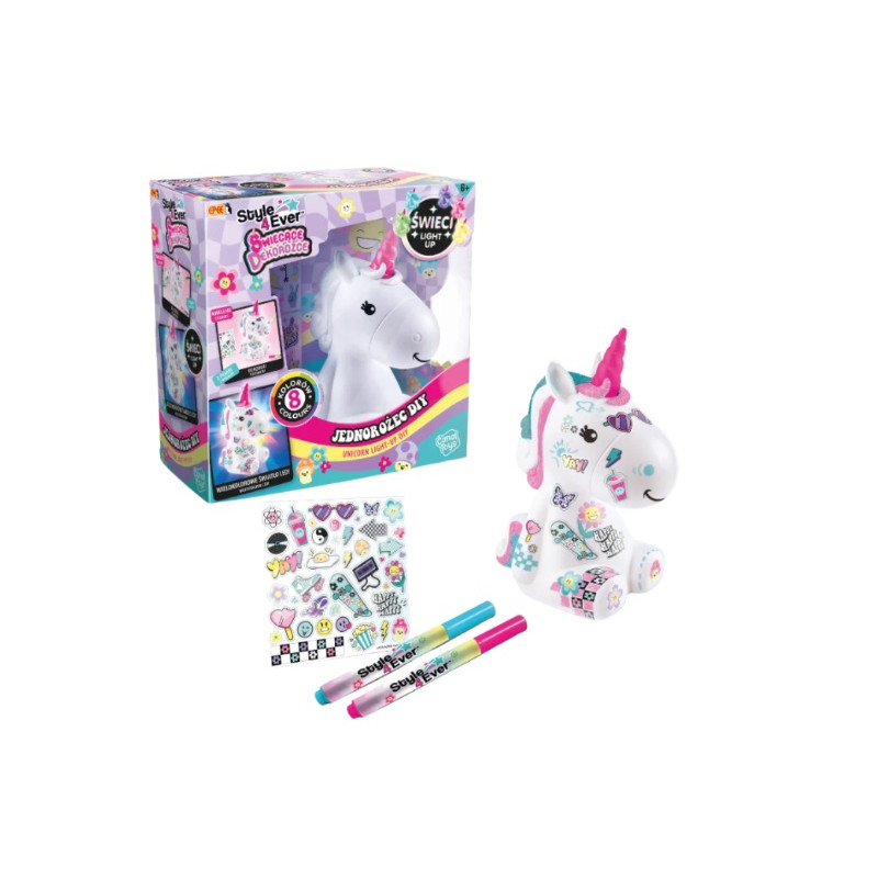 EPEE Dekorożce jednorożec świecący EP60046