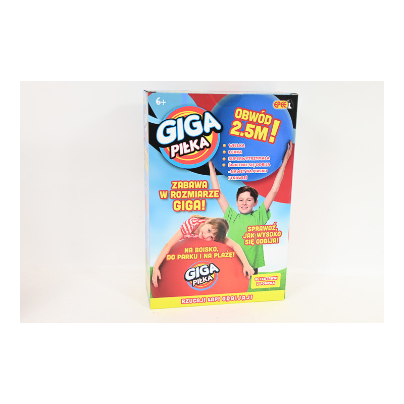 EPEE Gigapiłka czarna z pompką EP60396