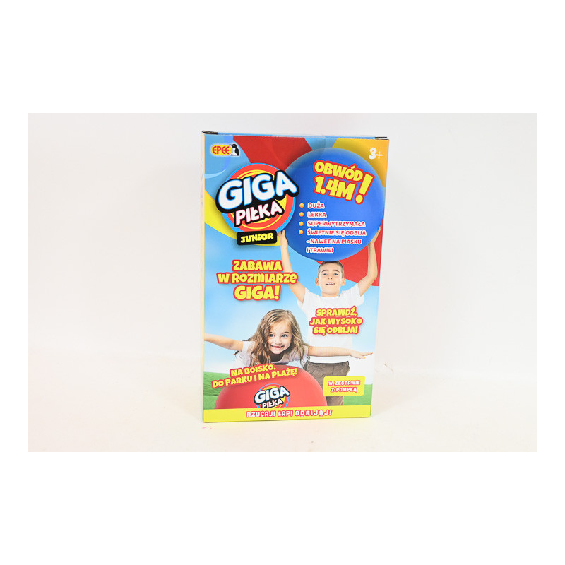 EPEE Gigapiłka Junior czerwona z pompką EP60400