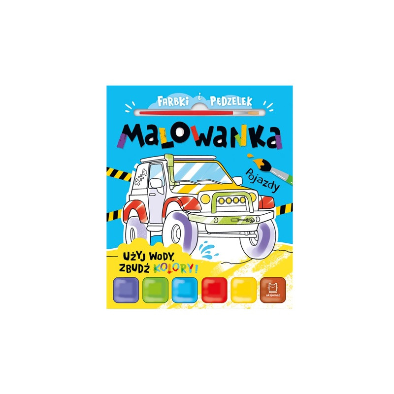 Farbki i pędzelek Malowanka Użyj wody ... 40560