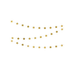 Girlanda Gwiazdki złoty 3,6m 14548