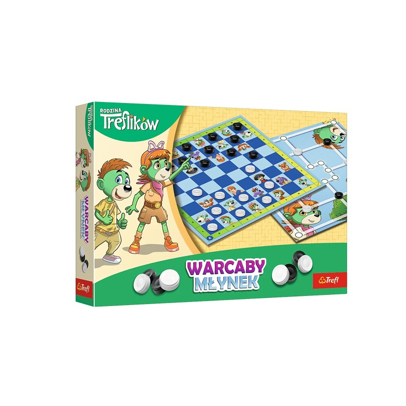 GRA Warcaby i młynek Rodzina Treflików 02658