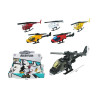 Helikopter 9cm metal 12szt/disp H13569 44447