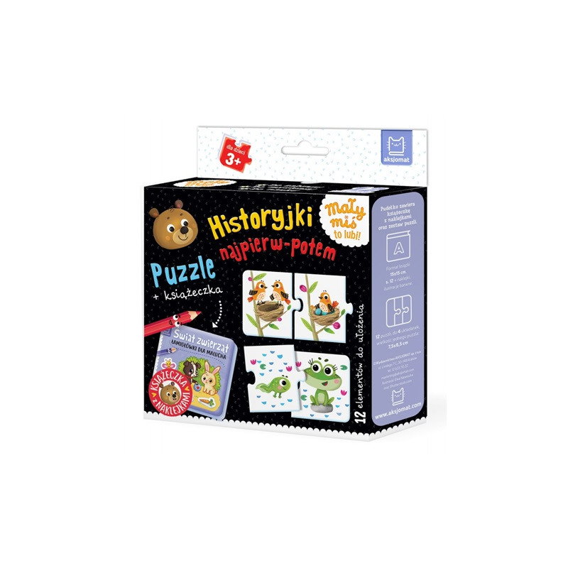 Historyjki najpierw-potem Puzzle+książeczka 34742