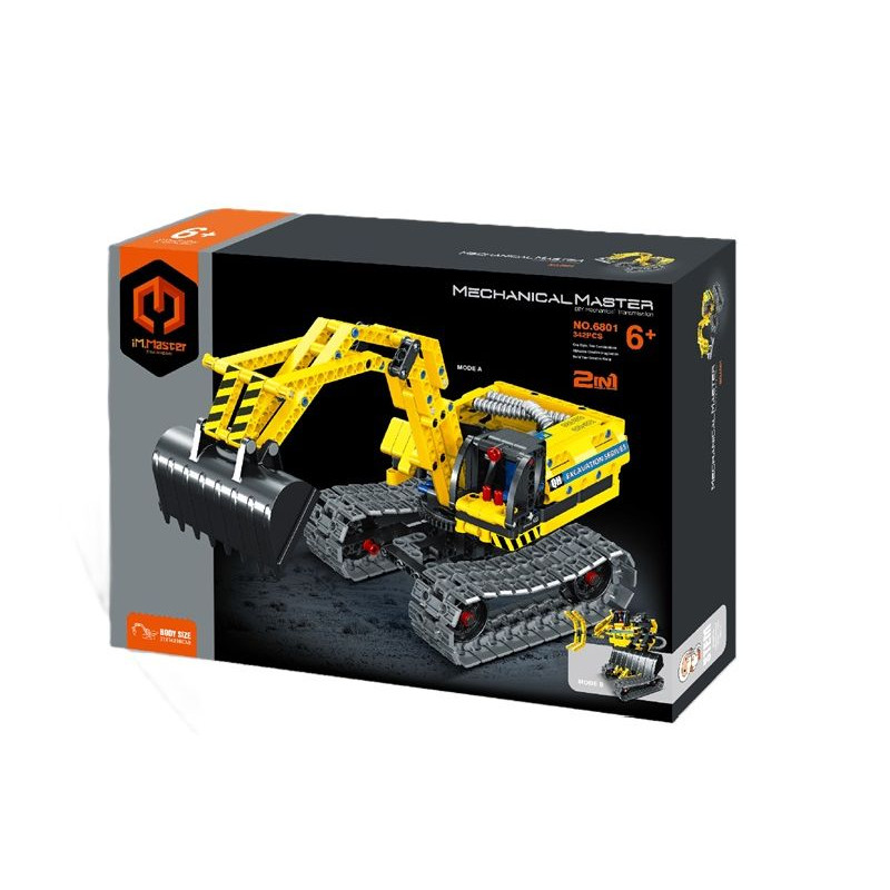 IM.MASTER klocki koparka/robot2w1 342el 6801 40233