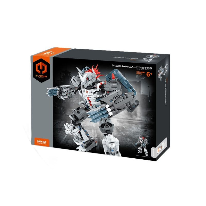 IM.MASTER Mecha wojownik srebny 965el 6822 41070