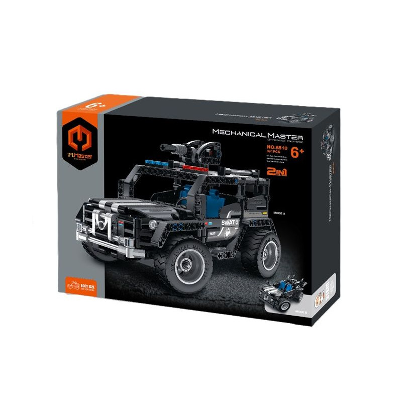 IM.MASTER pojazd SWAT 2w1 391el 6810 40325