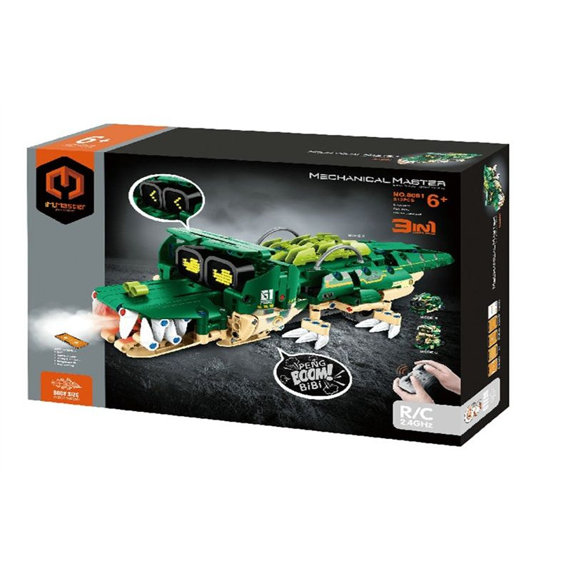 IM.MASTER R/C robokrokodyl 3w1 513el 8061 44651