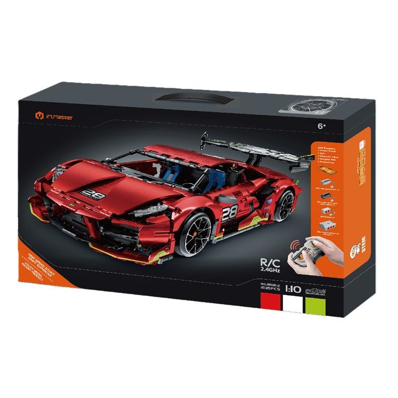 IM.MASTER RC super auto 1:10 czerw.9828-2 43968