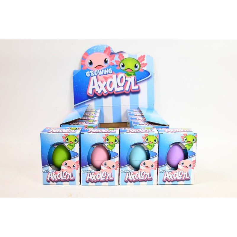 Jajo rosnące Axolotl 6cm 12/box 621806 20178